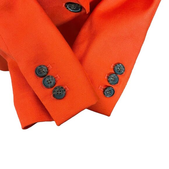 J.CREW NWT Parke Blazer Women’s Size 2 Brilliant Sunset Red Linen Blend Workwear - Picture 6 of 13